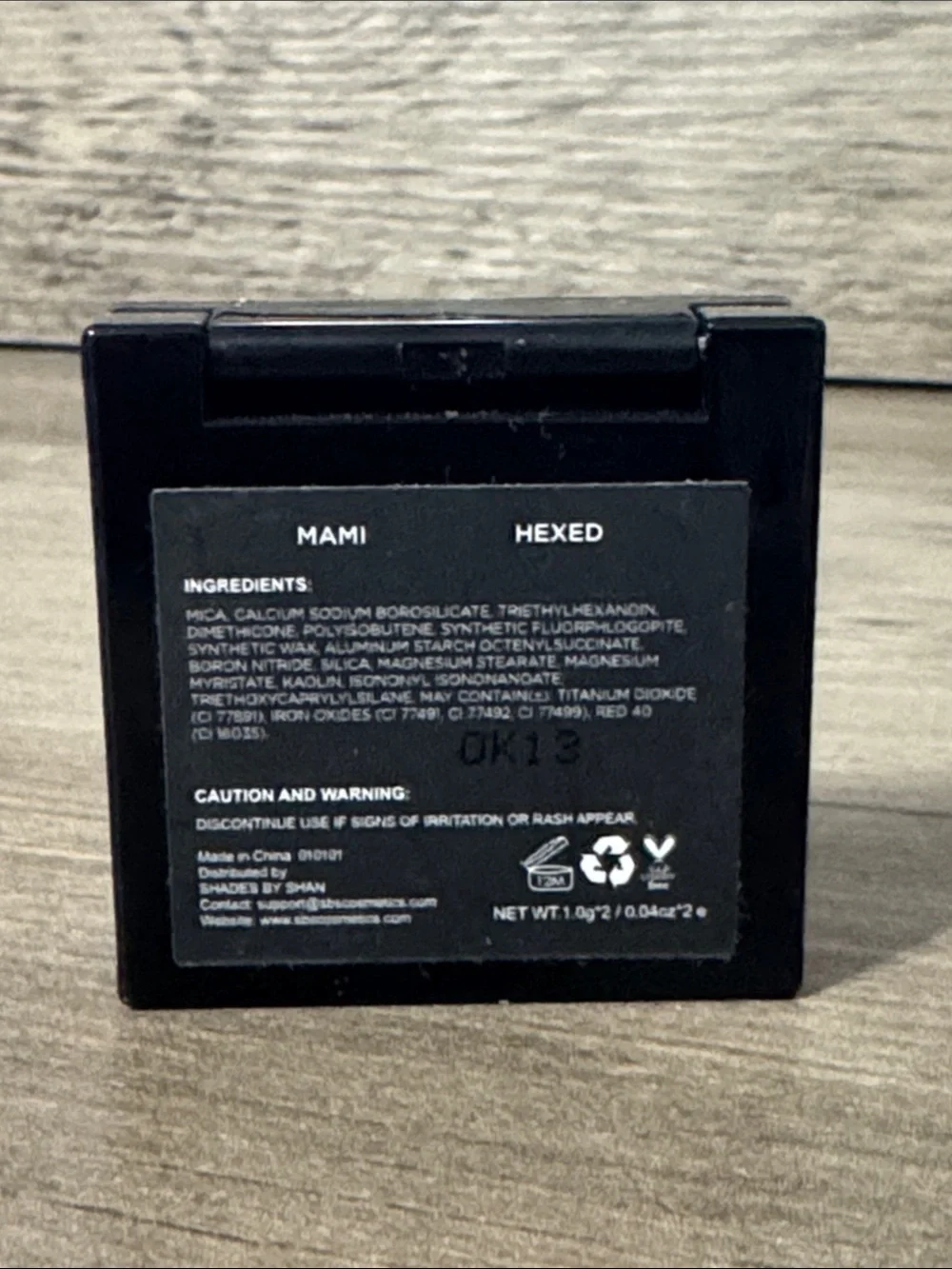 Shades By Shan Miami & Hexed eyeshadow duo. New